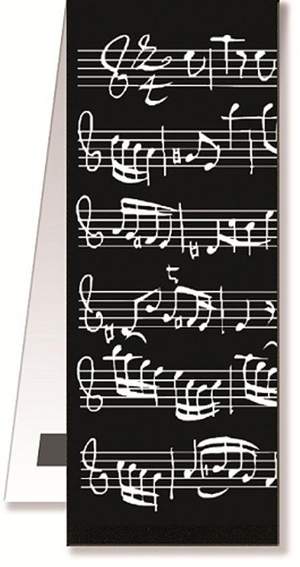 Bookmark Sheet music black magnetic