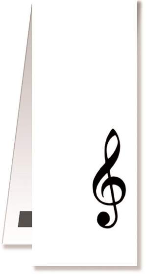 Bookmark G-clef magnetic
