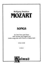 Wolfgang Amadeus Mozart: Songs (Octavo Size) Product Image