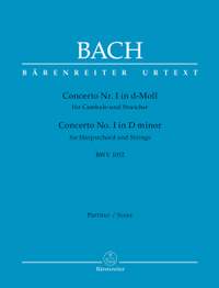 Bach, Johann Sebastian: Concerto for Harpsichord and Strings no. 1 D minor BWV 1052