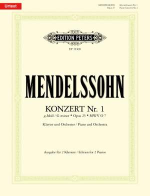 Mendelssohn Bartholdy, F: Piano Concerto No. 1