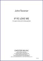 John Tavener: If Ye Love Me Product Image