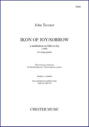 John Tavener: Ikon Of Joy/Sorrow