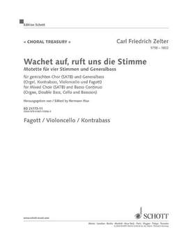 Zelter, C F: Wachet auf, ruft uns die Stimme