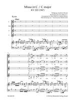 Mozart, Wolfgang Amadeus: Missa C major K. 220 (196b) "Sparrow Mass" Product Image