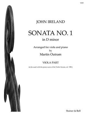 Ireland: Sonata No. 1 in D minor arranged for Viola