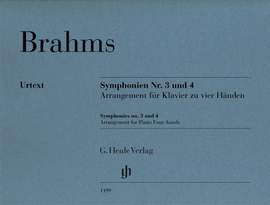 Brahms, J: Symphonies no. 3 and 4