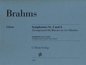 Brahms, J: Symphonies no. 3 and 4