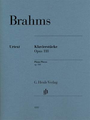 Brahms, J: Piano Pieces op. 118, no. 1-6