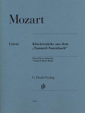 Mozart, W A: Nannerl Music Book – The original works