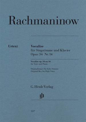 Rachmaninoff, S W: Vocalise op. 34, no. 14