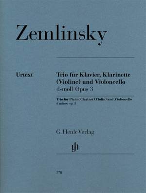 Zemlinsky, A: Trio op. 3