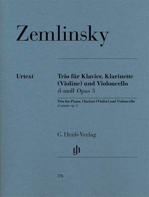 Zemlinsky, A: Trio D minor op. 3