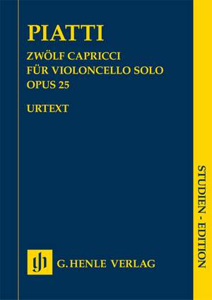 Piatti, A: 12 Capricci op. 25