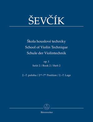 Ševcík, Otakar: School of Violin Technique op. 1