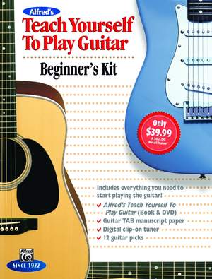Alfred's Teach Yourself to Play Guitar: Beginner's Kit
