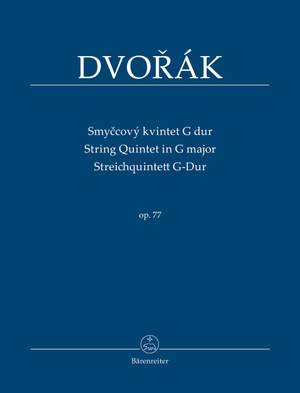 Dvorák, Antonín: Streichquintett G-Dur op. 77
