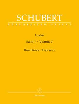 Schubert, Franz: Lieder, Volume 7