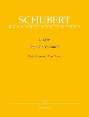 Schubert, Franz: Lieder, Volume 7
