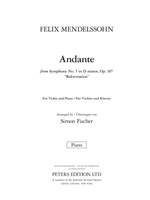 Mendelssohn: Andante from Symphony No. 5 in D minor, Op. 107 "Reformation" Product Image