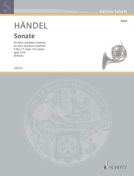 Handel, G F: Sonata F major F major op. 1/10