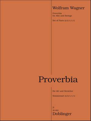 Wolfram Wagner: Proverbia 2013
