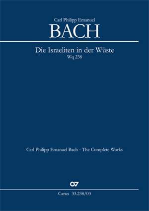 Bach, CPE: Die Israeliten in der Wüste Wq 238