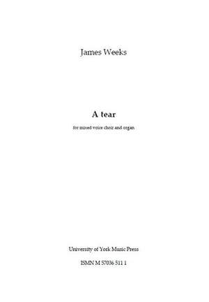 James Weeks: A Tear