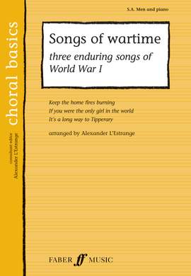 World War One Songs. SA/Men accompanied