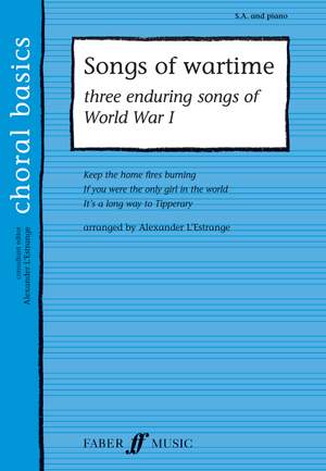 World War One Songs. SA accompanied