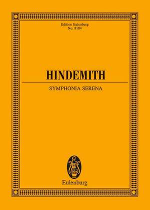 Hindemith, P: Symphonia Serena (1964)