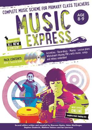 Music Express: Age 8-9 (Book + 3CDs + DVD-ROM)
