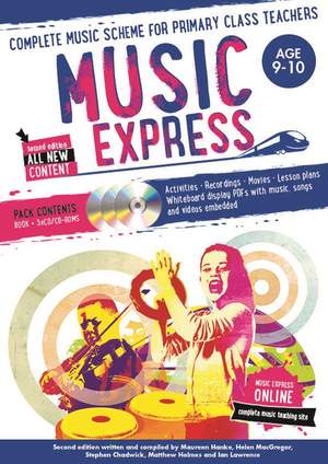 Music Express: Age 9-10 (Book + 3CDs + DVD-ROM)
