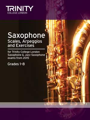 Trinity: Saxophone Scales Grades 1-8 from 2015