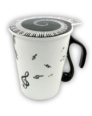 Mug And Lid: Music Notes - Pack Of Four