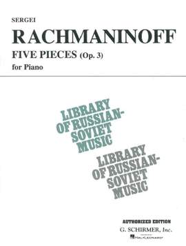 Rachmaninov: 5 Pieces: Op. 3 (VAAP Edition)