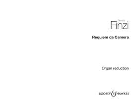 Finzi: Requiem da Camera
