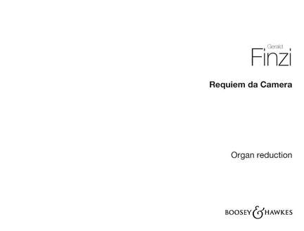 Finzi: Requiem da Camera