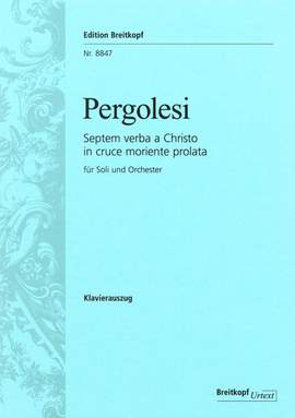 Pergolesi, Giovanni Battista: Septem verba a Christo in cruce moriente prolata