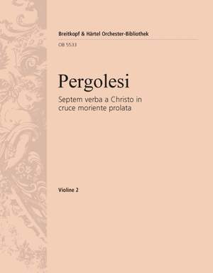 Pergolesi, Giovanni Battista: Septem verba a Christo in cruce moriente prolata