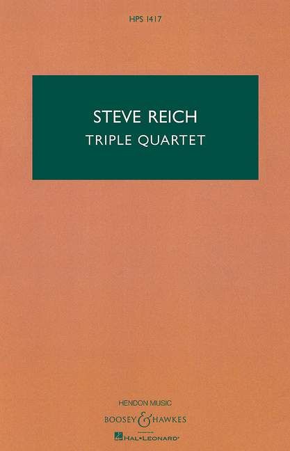 Reich, S: Triple Quartet