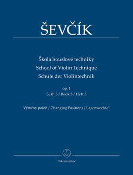Ševcík, Otakar: School of Violin Technique op. 1