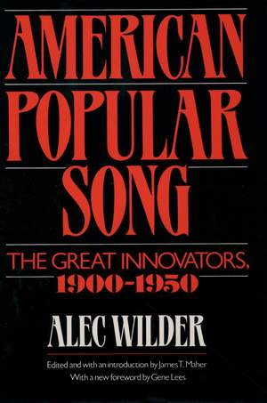 American Popular Song: The Great Innovators 1900-1950