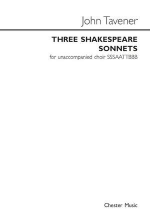 John Tavener: Three Shakespeare Sonnets