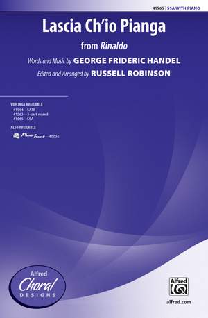 George Frideric Handel: Lascia Ch'io Pianga (from Rinaldo) SSA