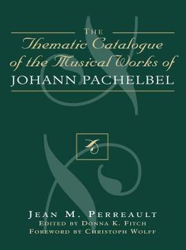 Thematic Catalogue of the Musical Works of Johann Pachelbel