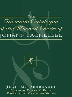Thematic Catalogue of the Musical Works of Johann Pachelbel Product Image