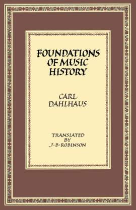 Foundations of Music History