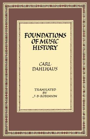 Foundations of Music History