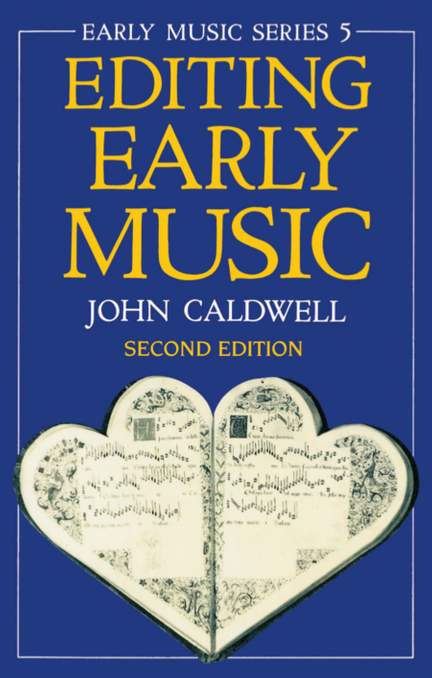 Editing Early Music